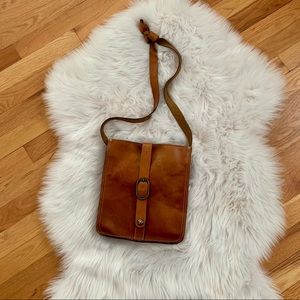 Beautiful leather crossbody purse